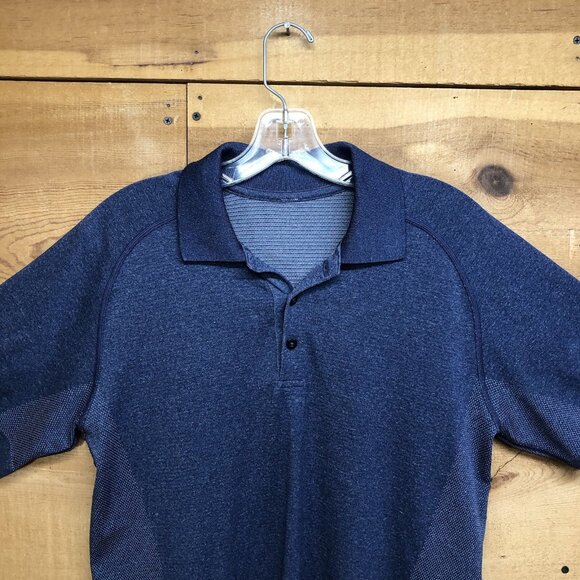 Lululemon Polo Golf Lightweight Shirts Lot Of 2 Mens Size Medium Casual Stretch - Picture 7 of 9